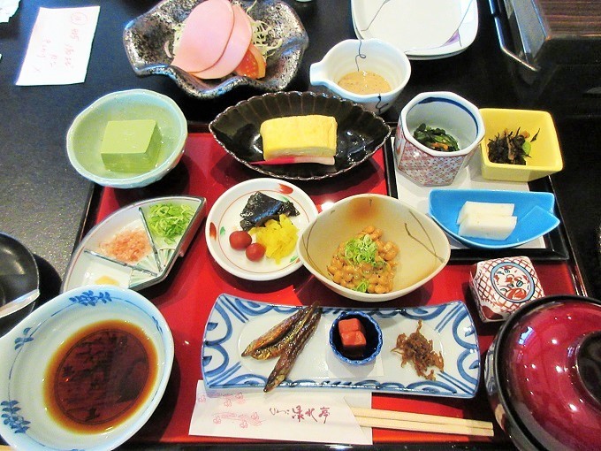 びわこ緑水亭の朝食