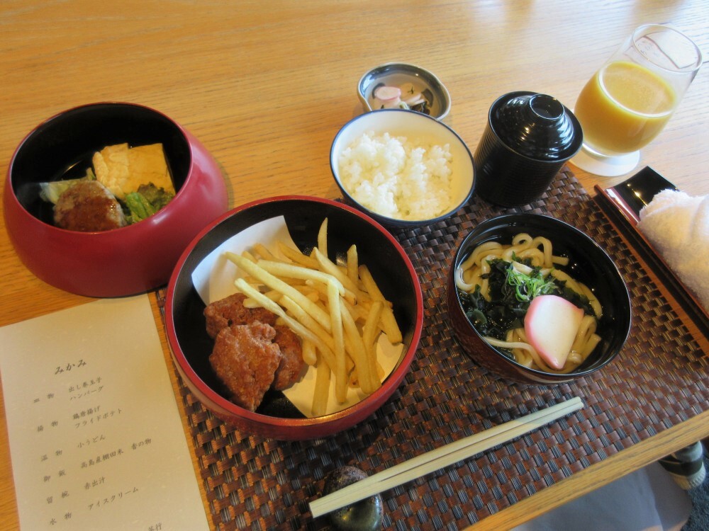 日本料理おおみのおこさまランチ