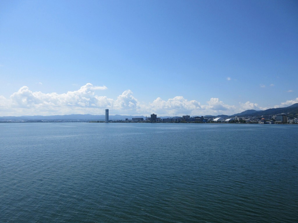 ミシガンから見た琵琶湖