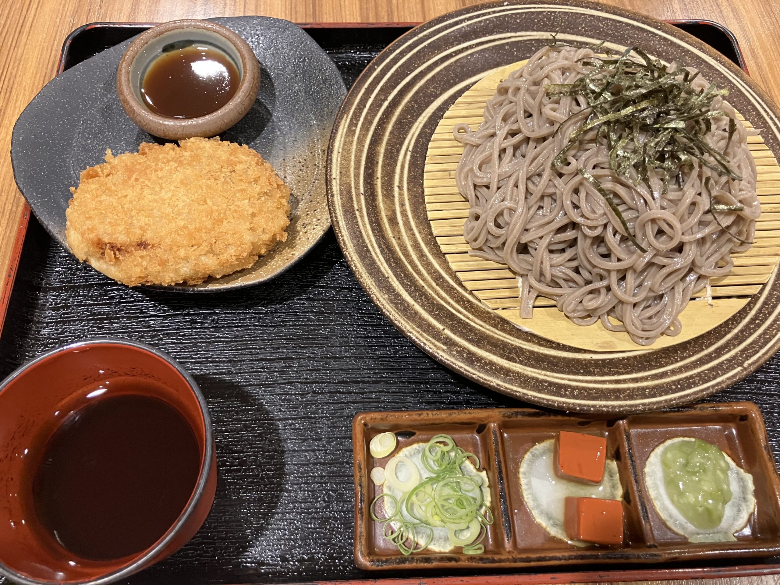 湖の駅のざるそば