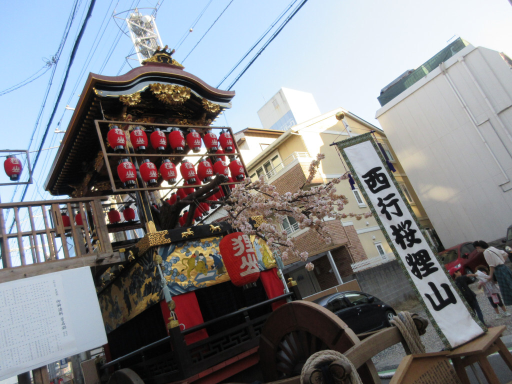 大津祭の西行桜狸山