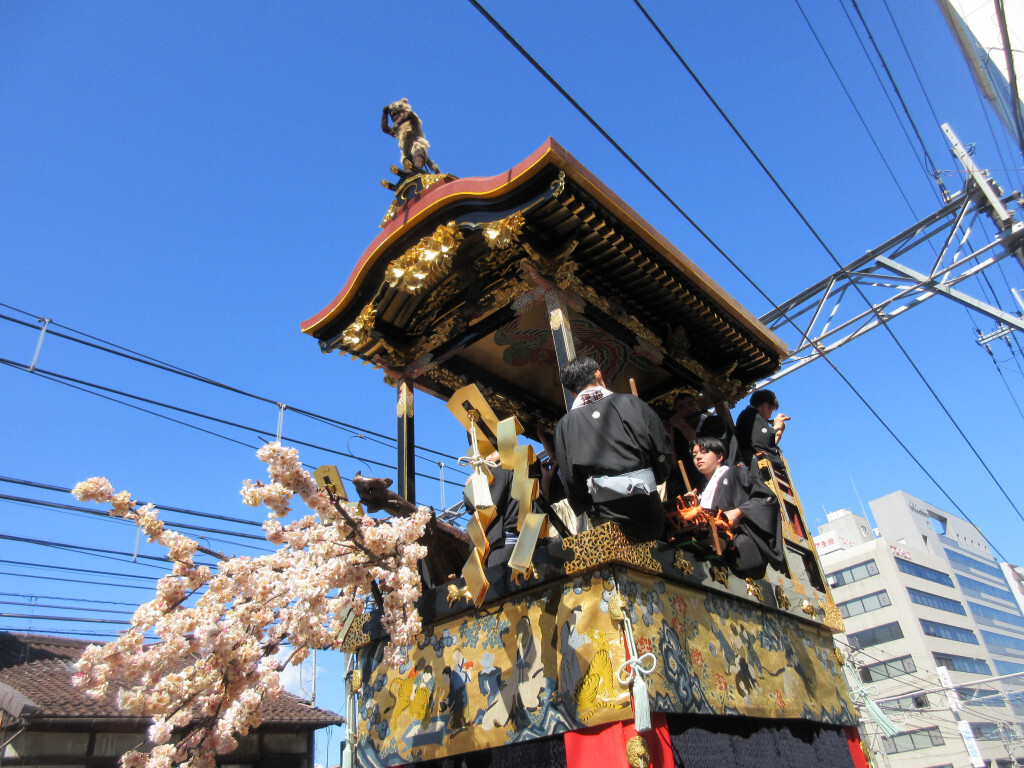 大津祭の西行桜狸山