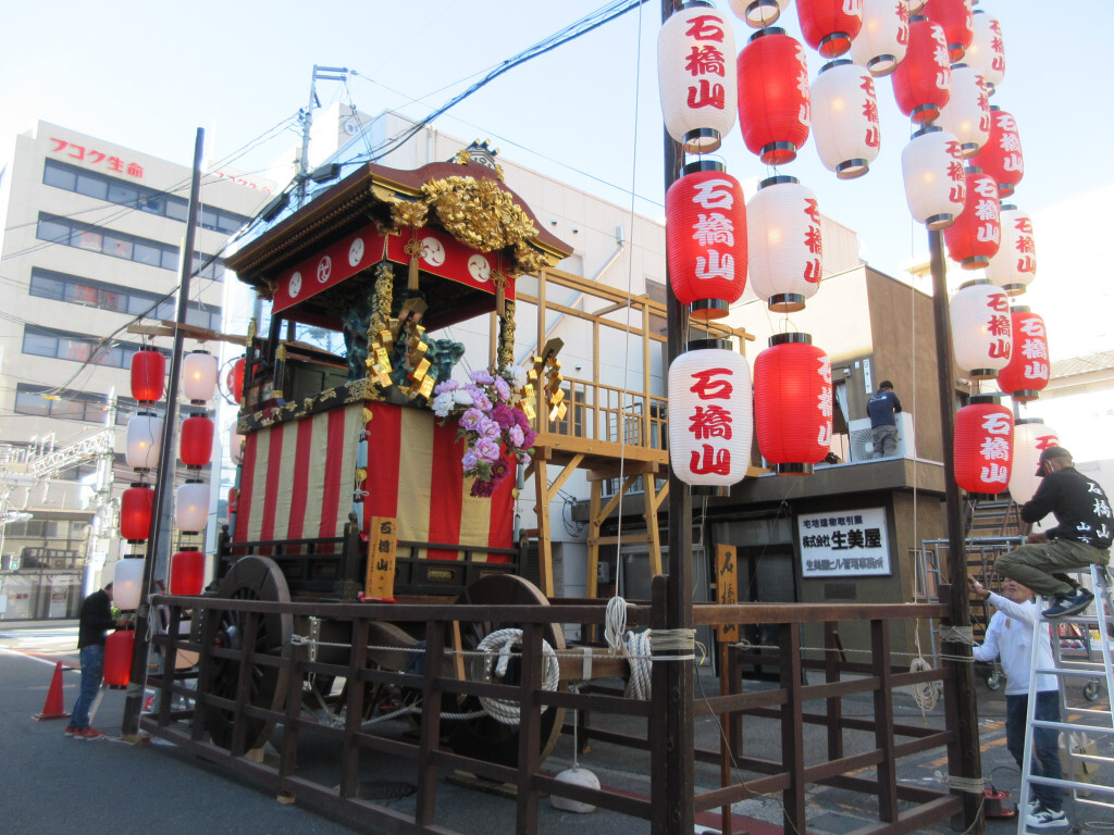 大津祭の石橋山