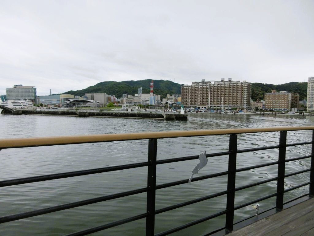 一番丸のデッキから見た景色