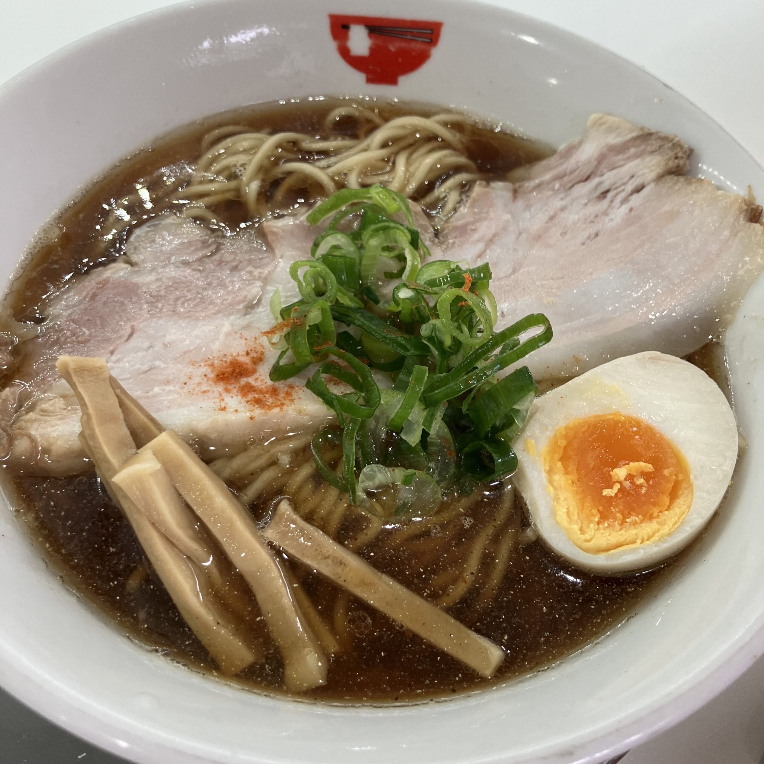 ラーメンモリンの煮干しの醤油