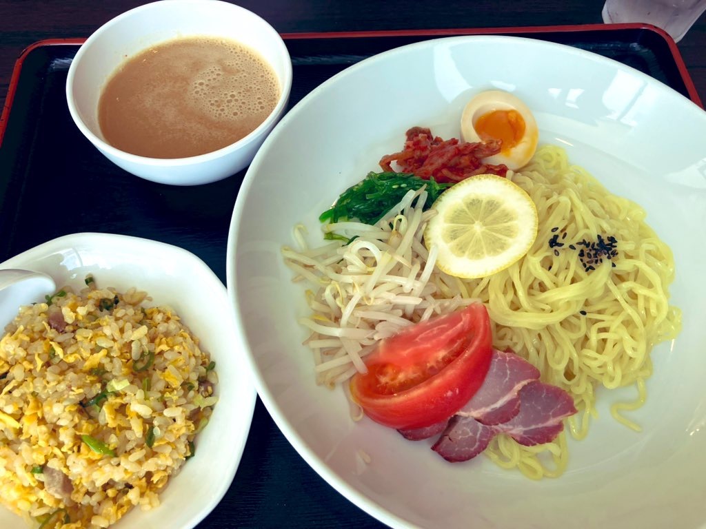 あたか飯店の豆乳つけめん